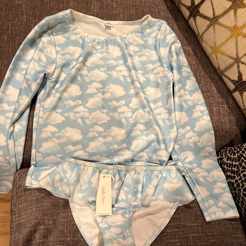 Stella cove wet shirt and bathing suit bottoms size 8.